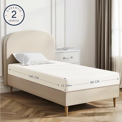 Dreamzie Spannbettlaken 90x190/200 cm – 100% Jersey‑Baumwolle, OEKO‑TEX STANDARD 100