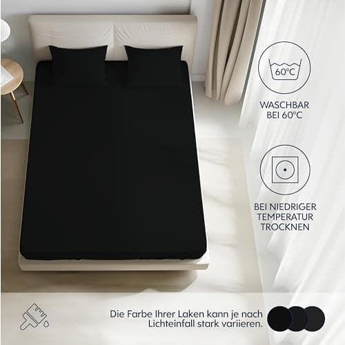 Dreamzie Spannbettlaken 70 x 200 cm – 100% Jersey‑Baumwolle, 150 g/m², OEKO‑TEX® STANDARD 100 – Anthrazit