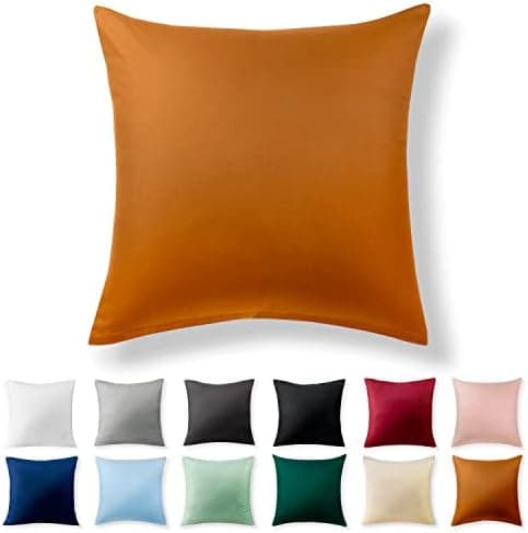 2er-Set Kissenbezüge 40 x 80 cm – Renforcé, 100% Baumwolle, superweich mit Reißverschluss, Babyrosa
