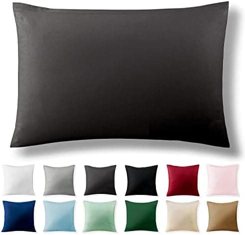 2er-Set Kissenbezüge 40 x 80 cm – Renforcé, 100% Baumwolle, superweich mit Reißverschluss, Babyrosa