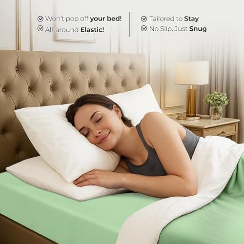 Utopia Bedding 2er-Set Spannbettlaken 140 x 200 cm – OEKO-TEX MADE IN GREEN zertifiziert – 35 cm Tiefe Tasche