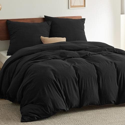 BEDSURE Bettwäsche 135x200 4‑teilig – Weiches Baumwoll‑Feeling Bettwäsche‑Set 135 x 200 cm, inkl. 2 Kissenbezüge 80x80,