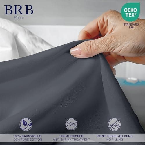Spannbettlaken 90×200 cm – 100% Baumwolle (Oeko‑TEX) – für dicke Matratzen bis 27 cm