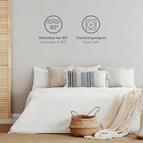 Blumtal® Jersey-Spannbettlaken 180x200 cm – 100% Baumwolle, OEKO‑TEX STANDARD 100, Weiß