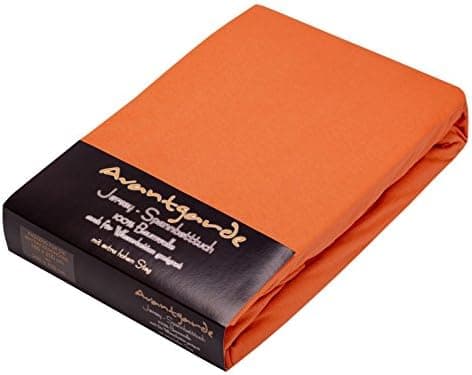 AVANTGARDE Spannbettlaken 180x200–200x220 cm, 40 cm Steg – 100% Jersey-Baumwolle 170 g/m², OEKO-TEX – passend für Boxspr