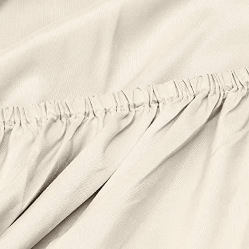 Amazon Basics Spannbettlaken – Mikrofaser Spannbetttuch 150 x 200 x 30 cm (für Matratzen bis 30 cm)