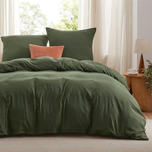 BEDSURE Bettwäsche 135x200 4‑teilig – Weiches Baumwoll‑Feeling Bettwäsche‑Set 135 x 200 cm, inkl. 2 Kissenbezüge 80x80,