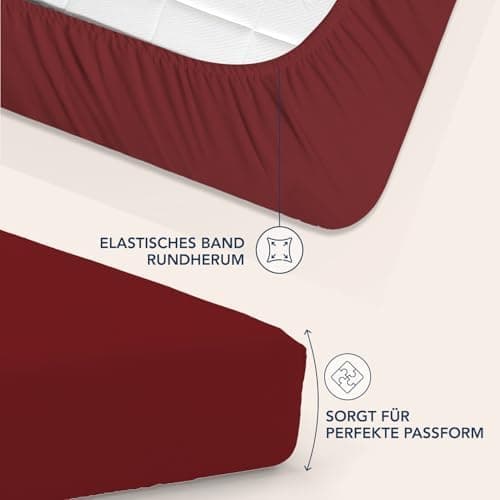 Dreamzie Spannbettlaken – 100% Mikrofaser, 35 cm Tiefe Tasche