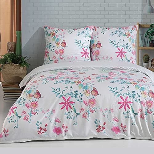 Buymax® Bettwäsche 200x200 3‑teilig (inkl. 2 x 80x80) – 100% Baumwolle Renforcé, OEKO‑TEX STANDARD 100