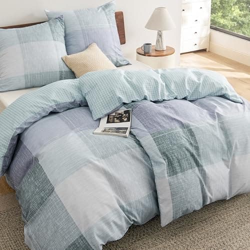 BEDSURE Bettwäsche-Set 135x200 (4-teilig) – Wendebettwäsche OEKO-TEX STANDARD 100 mit Reißverschluss, 2×80x80 Kissenbezü