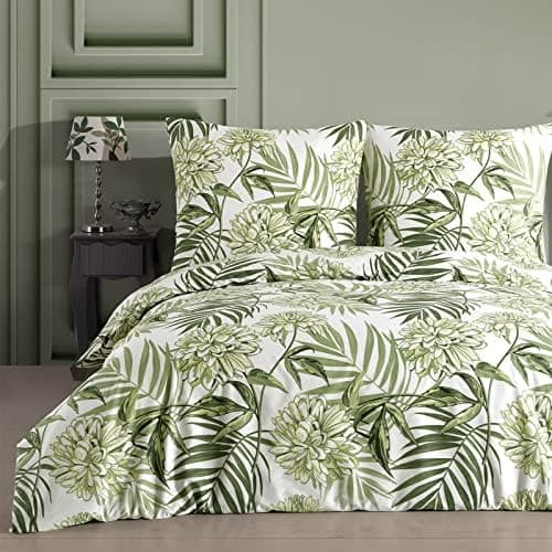 Buymax® Bettwäsche 200x200 3‑teilig (inkl. 2 x 80x80) – 100% Baumwolle Renforcé, OEKO‑TEX STANDARD 100