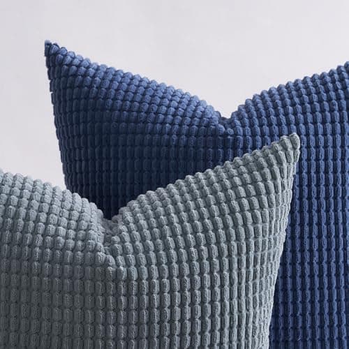 Topfinel Kissenbezüge 40x40 cm 4er-Set Rosa – Cord-Optik, flauschig, GRS‑zertifiziert