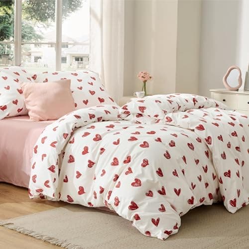 BEDSURE Bettwäsche-Set 135x200 (4-teilig) – Wendebettwäsche OEKO-TEX STANDARD 100 mit Reißverschluss, 2×80x80 Kissenbezü