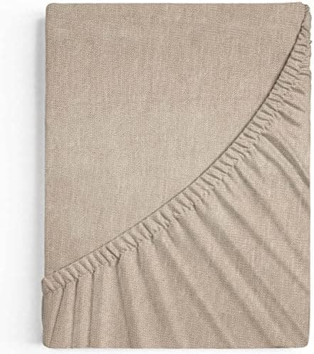 Premium Spannbettlaken 140x200–160x200 cm | 100% Baumwoll‑Jersey 160 g/m² | OEKO‑TEX MADE IN GREEN | 10 Farben