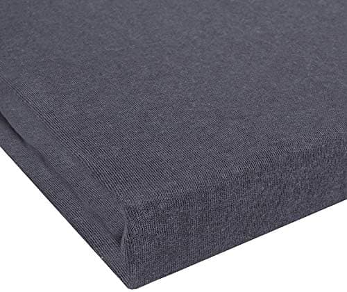 NatureMark Jersey-Spannbettlaken – 100% Baumwolle, 120 x 200 cm (Schoko Braun)