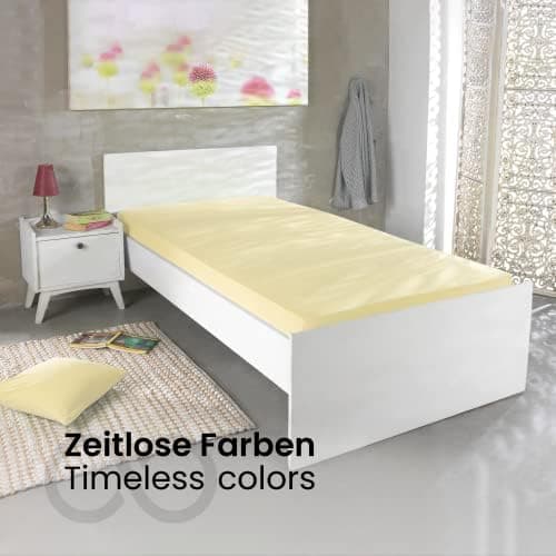 Jersey-Spannbettlaken 100% Baumwolle 180×200–200×200 cm