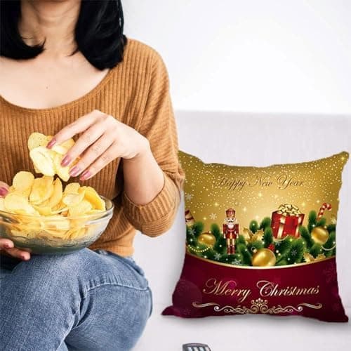 4er Set Kissenbezüge Weihnachten 40×80 cm – festliche Kissenhüllen für Sofa & Wohnzimmer