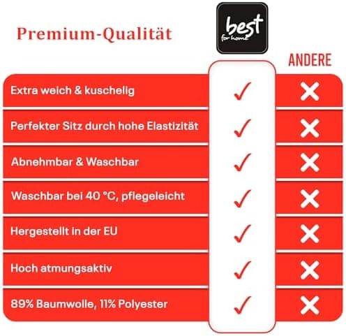 Elastisches Jersey-Spannbettlaken 90x180 cm – 100% Baumwolle, kuschelig warm
