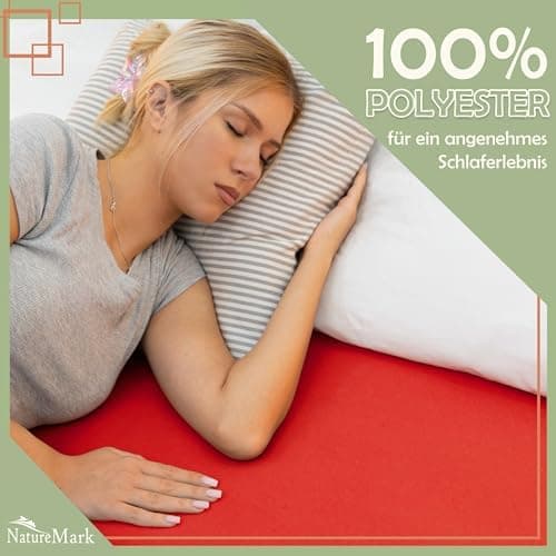 NatureMark Mikrofaser-Spannbettlaken 90x200–100x200 cm, türkis