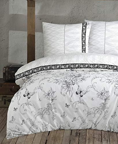 Buymax® Bettwäsche 200x200 3‑teilig (inkl. 2 x 80x80) – 100% Baumwolle Renforcé, OEKO‑TEX STANDARD 100