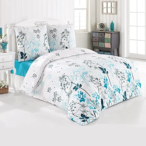Buymax® Bettwäsche 200x200 3‑teilig (inkl. 2 x 80x80) – 100% Baumwolle Renforcé, OEKO‑TEX STANDARD 100