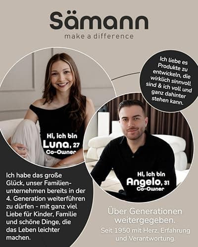 Sämann® Spannbettlaken Jersey 90x200 cm – Baumwolle, anthrazit