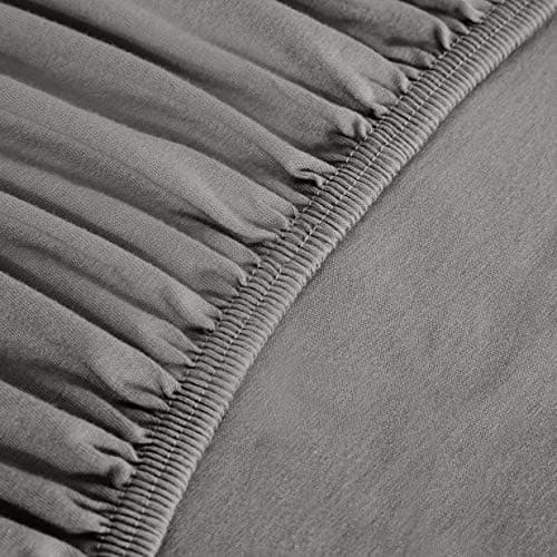Amazon Basics Spannbettlaken – 100% Baumwolle (Jersey), 120 x 200 cm für Matratzen bis 30 cm