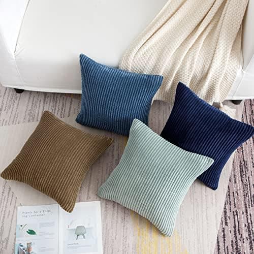 Softalker Kissenbezug 40x40 cm – 2er Set flauschig rosa, Dekokissenbezug für Sofa, Wohnzimmer & Schlafzimmer