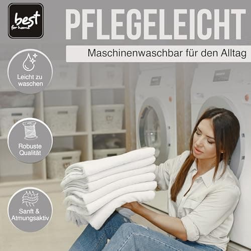Elastisches Jersey-Spannbettlaken 90x180 cm – 100% Baumwolle, kuschelig warm