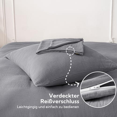 SOULFUL Doppelte Musselin-Kissenbezug 40x80 cm – Baumwolle, OEKO-TEX STANDARD 100