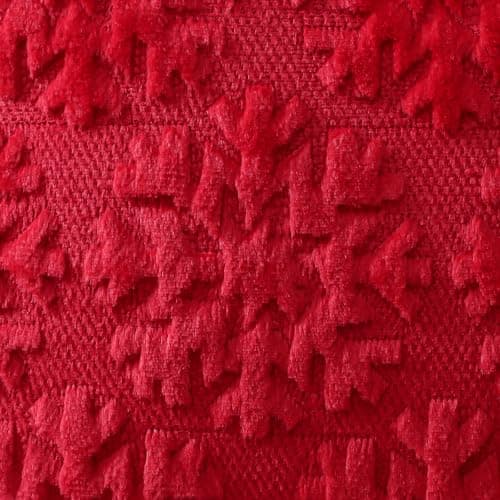 Artscope 2er-Set Kissenbezüge (40x40 cm) – weicher Kurzplüsch Wollsamt, Schneeflocke Creme Beige