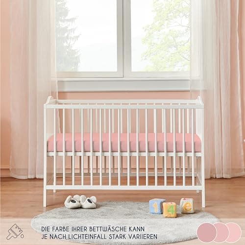 Dreamzie Spannbettlaken 90x190/200 cm – 100% Jersey‑Baumwolle, OEKO‑TEX STANDARD 100