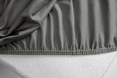 Mixibaby Spannbettlaken (Jersey) – 100% Baumwolle, 140 x 200 cm, Schwarz