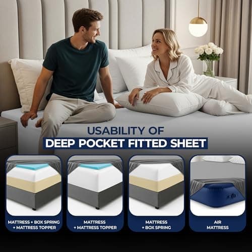 Utopia Bedding 2er-Set Spannbettlaken 140 x 200 cm – OEKO-TEX MADE IN GREEN zertifiziert – 35 cm Tiefe Tasche