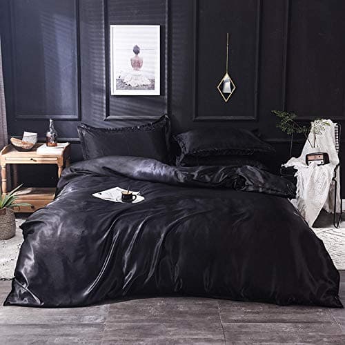 Bettwäsche-Set aus reiner Seide – Blau, Queen- & King-Size