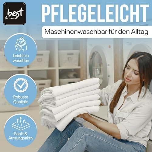 Elastisches Jersey-Spannbettlaken 90x180 cm – 100% Baumwolle, kuschelig warm