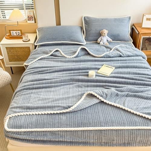Premium Flanell Spannbettlaken-Set, Ultraweich – 360° Rundum-Elastik & Maschinenwaschbar, Passend für Matratzen 5–26 cm