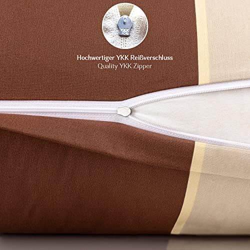 2er-Set Kissenbezüge 40 x 80 cm – Renforcé, 100% Baumwolle, superweich mit Reißverschluss, Babyrosa