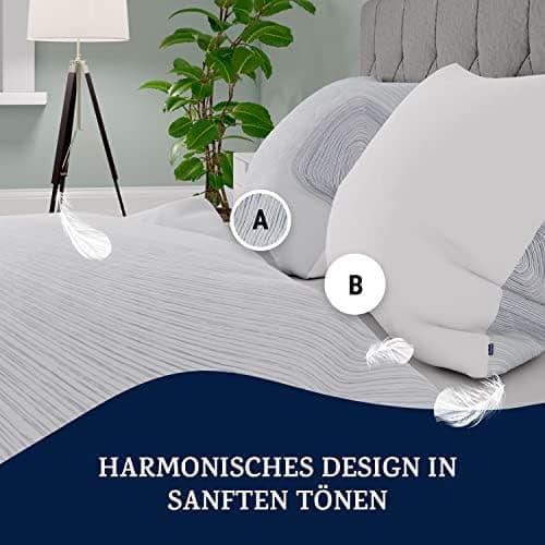 sleepwise Bettwäsche 135x200 Mikrofaser – ÖKO‑TEX zertifiziert, bügelfrei & knitterfrei, 2‑tlg. (inkl. 80x80 cm Kissenbe
