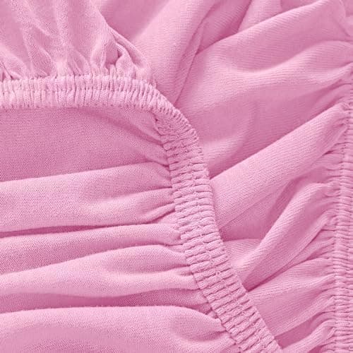 Mixibaby Spannbettlaken Jersey 100% Baumwolle – 180 x 200 cm, Hellgrau