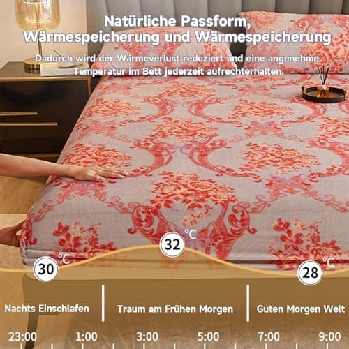 Premium Spannbettlaken 90x200 cm – Milchfleece, warm & flauschig, rutschfest mit perfekter Passform | Bettlaken + Kissen