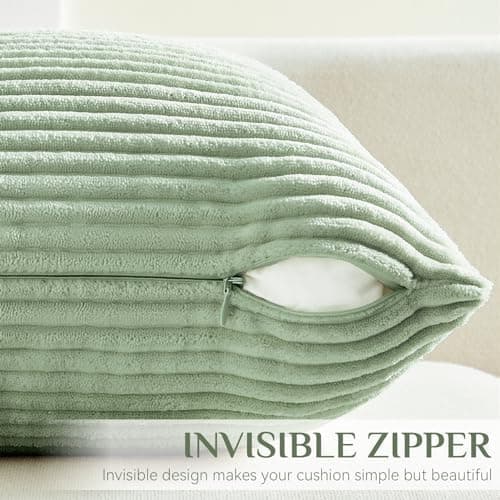 Softalker Kissenbezug 40x40 cm – 2er Set flauschig rosa, Dekokissenbezug für Sofa, Wohnzimmer & Schlafzimmer