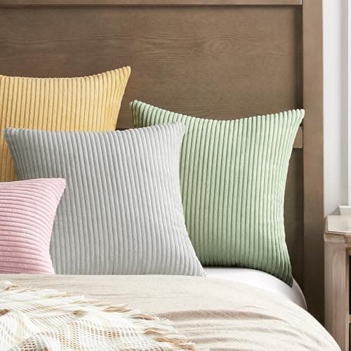 Softalker Kissenbezug 40x40 cm – 2er Set flauschig rosa, Dekokissenbezug für Sofa, Wohnzimmer & Schlafzimmer