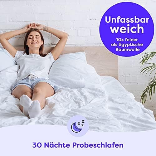 Bettwäsche 135×200 cm – Anthrazit, kuschelig weich & bügelfrei – ÖKO‑TEX MADE IN GREEN | 1x Bettbezug 135×200 + 1x Kisse