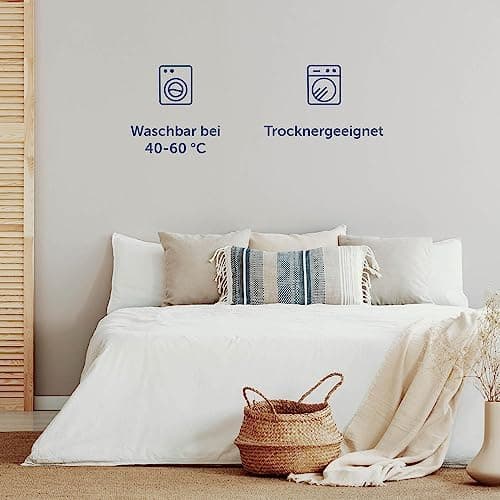 Blumtal® Spannbettlaken 140x200 cm – Microfaser, OEKO-TEX Standard 100, Grau