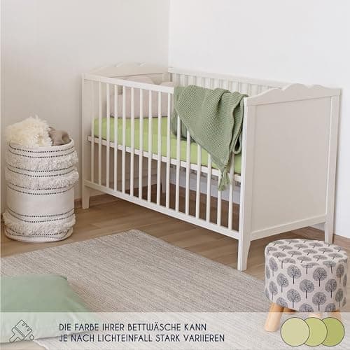Dreamzie Spannbettlaken 90x190/200 cm – 100% Jersey‑Baumwolle, OEKO‑TEX STANDARD 100