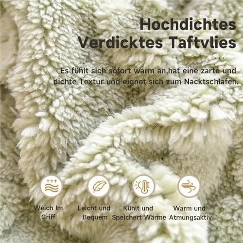 Spannbettlaken Winter Extra Warm aus hochdichtem Taftvlies – 90×200 cm (Bettlaken + Kissenbezug für Einzelbett)