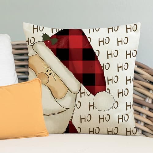 4er Set Kissenbezüge Weihnachten 40×80 cm – festliche Kissenhüllen für Sofa & Wohnzimmer