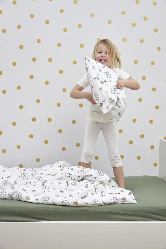 Meyco Home Spannbettlaken (Jersey) – 100% Baumwolle, 120×200 cm (für Matratzen bis 30 cm)