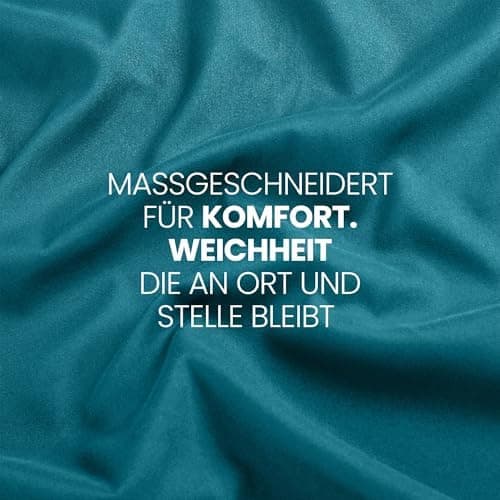 Utopia Bedding Spannbettlaken 180×200 cm – Grau, gebürstete Polyester‑Mikrofaser, OEKO‑TEX zertifiziert